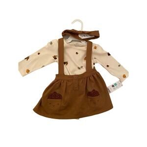 Fall Acorn Jumper & Onesie 6m